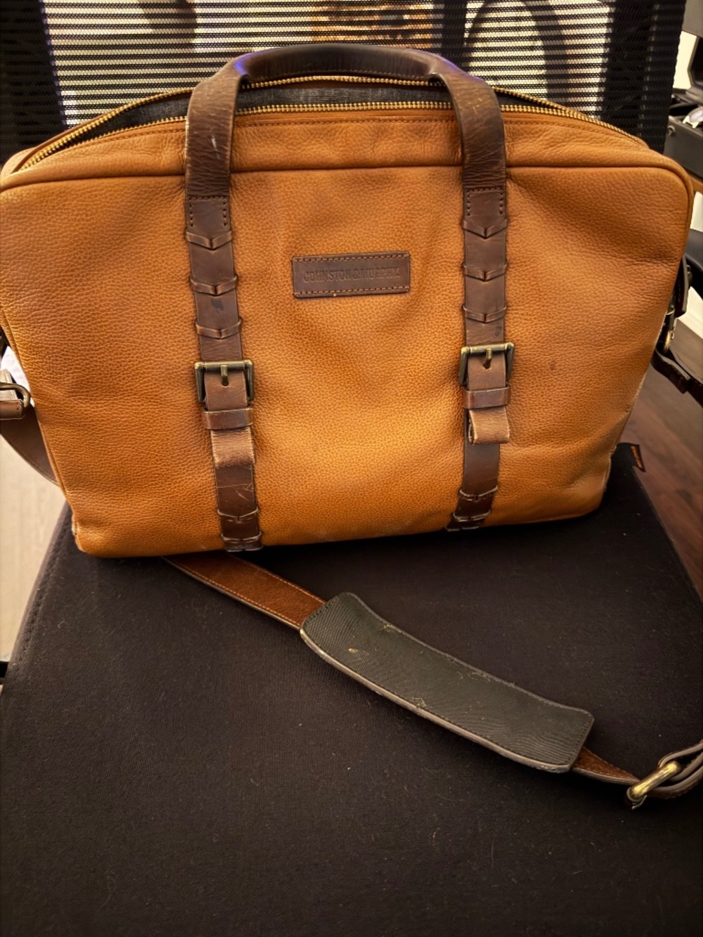 Johnston and Murphy briefcase